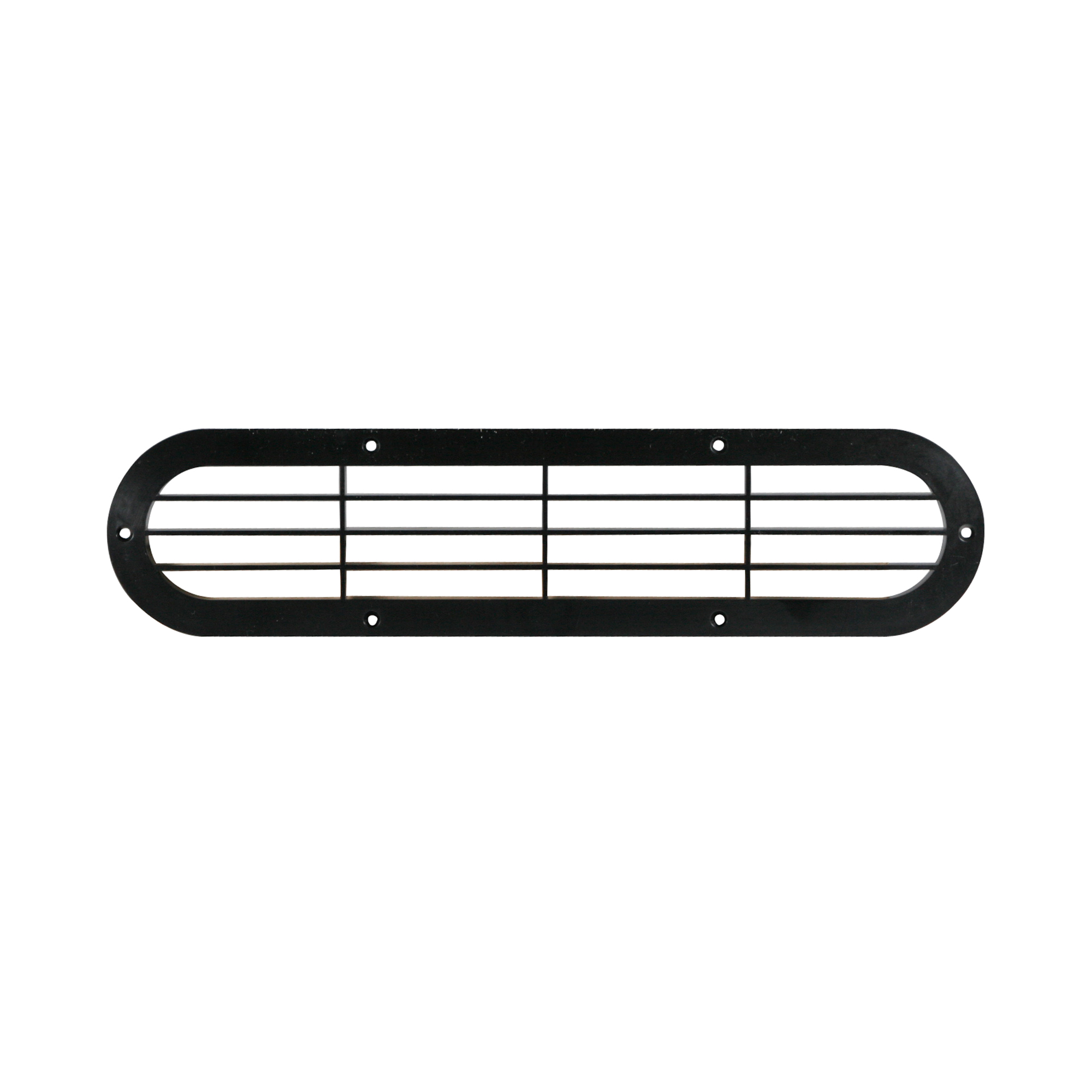 Oblong Airflow Vent Black