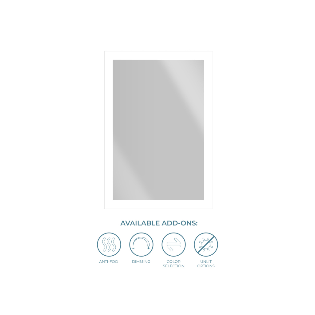 Frontier™ Edge Illuminated Mirror image 1