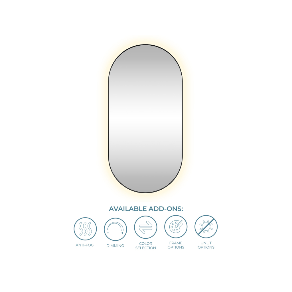 Contour™ Arc Illuminated Mirror image 1