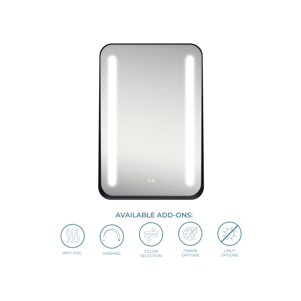 Ledge™ Curve Illuminated Mirror image 1