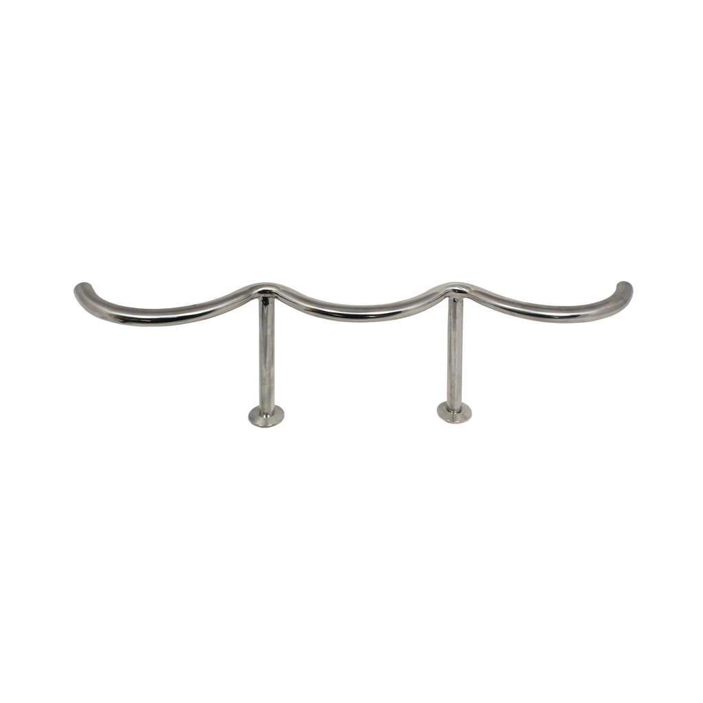 Stainless Steel 3-Bottle Wine Rack image 1