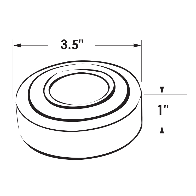 D&eacute;cor&trade; LED Color Selection Overhead Light dims 1
