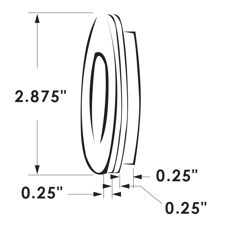 Prizm Thin Recessed Dimensions 3