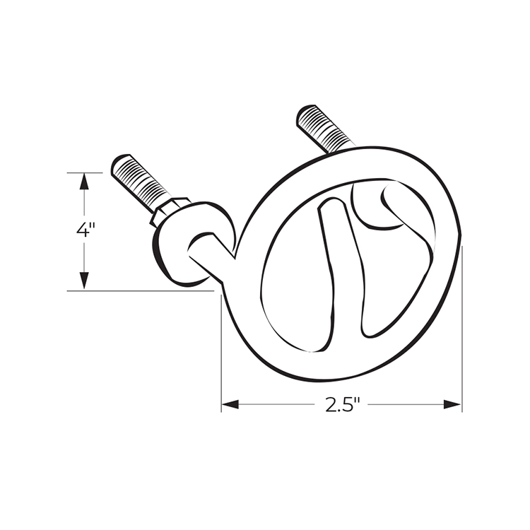 Standard Transom Mount Ski Tow Dimensions 1
