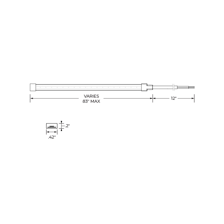Robi&trade; COB Flexible Light Dimensions 1