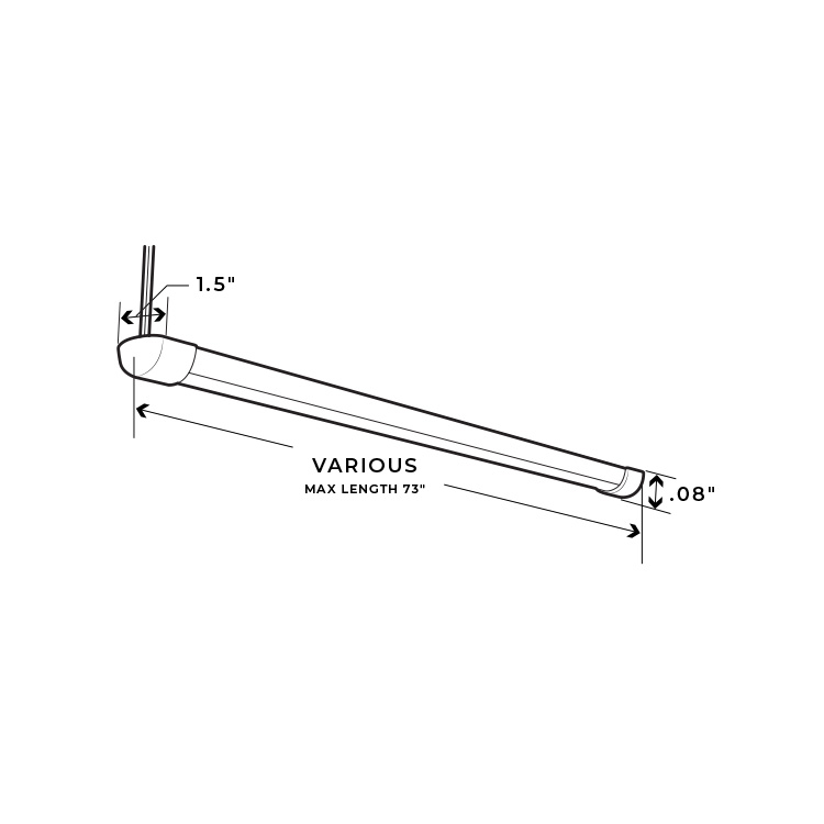 SML Aura Linear Light Line Dwg 1