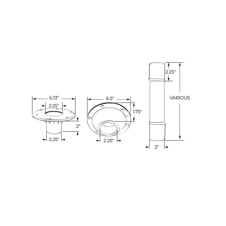 surfit system dwg dims 1