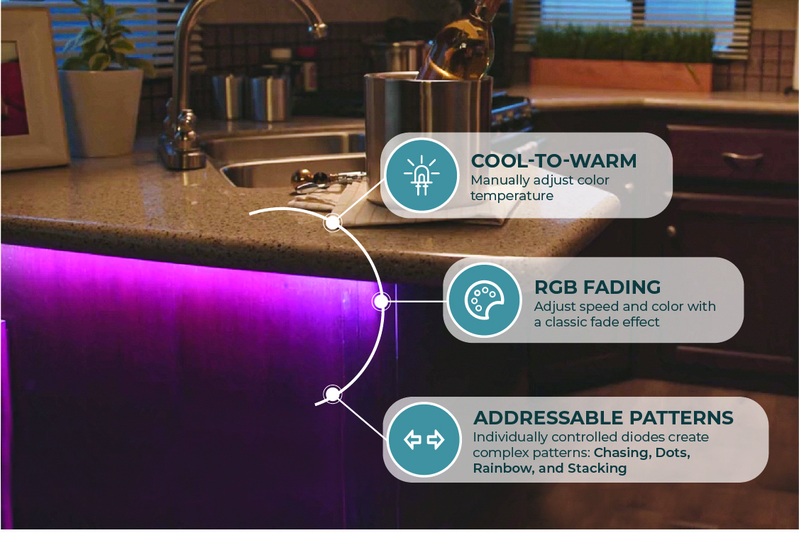 True Versatility with Addressable RGB Flex Light image